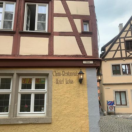 China Restaurant Hotel Lotus Rothenburg ob der Tauber Dış mekan fotoğraf