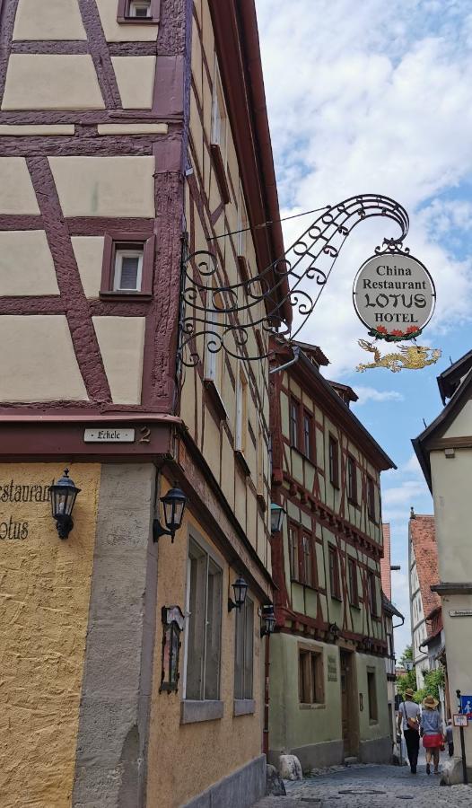 China Restaurant Hotel Lotus Rothenburg ob der Tauber Dış mekan fotoğraf