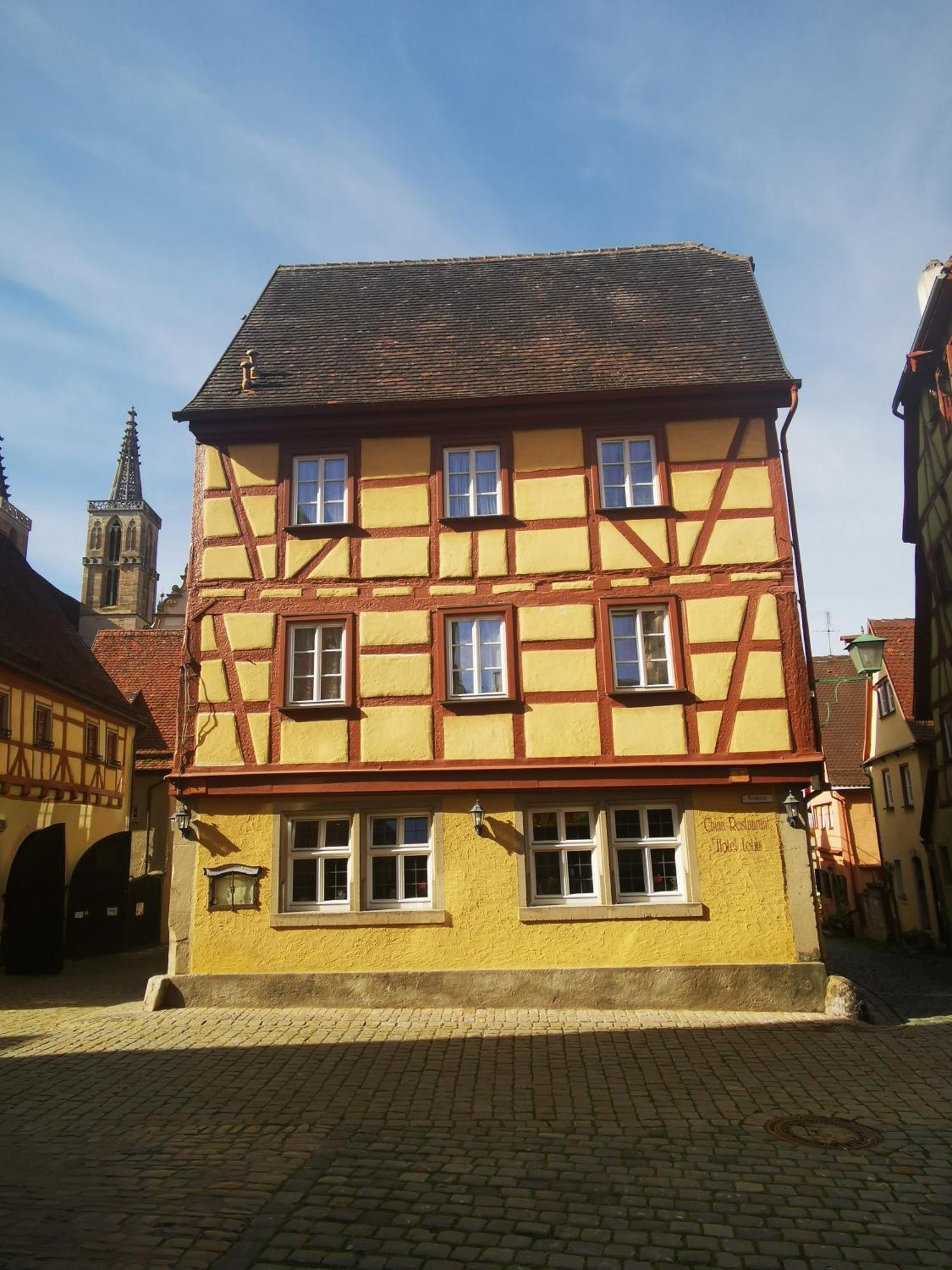 China Restaurant Hotel Lotus Rothenburg ob der Tauber Dış mekan fotoğraf