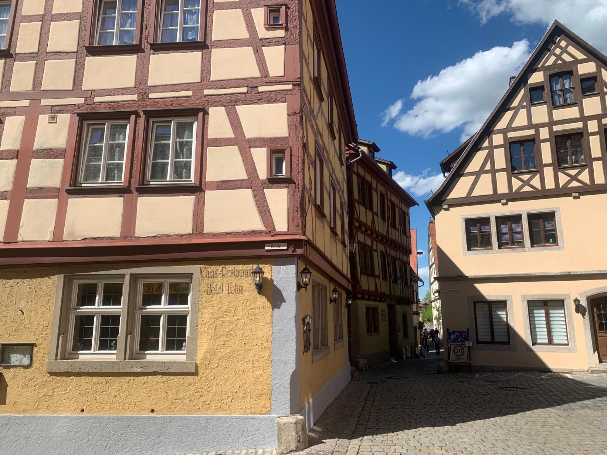 China Restaurant Hotel Lotus Rothenburg ob der Tauber Dış mekan fotoğraf