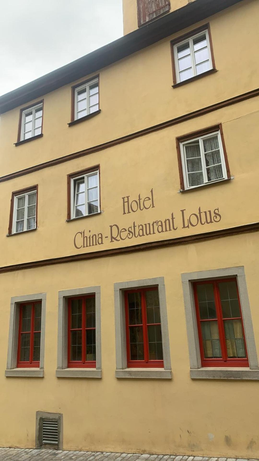 China Restaurant Hotel Lotus Rothenburg ob der Tauber Dış mekan fotoğraf