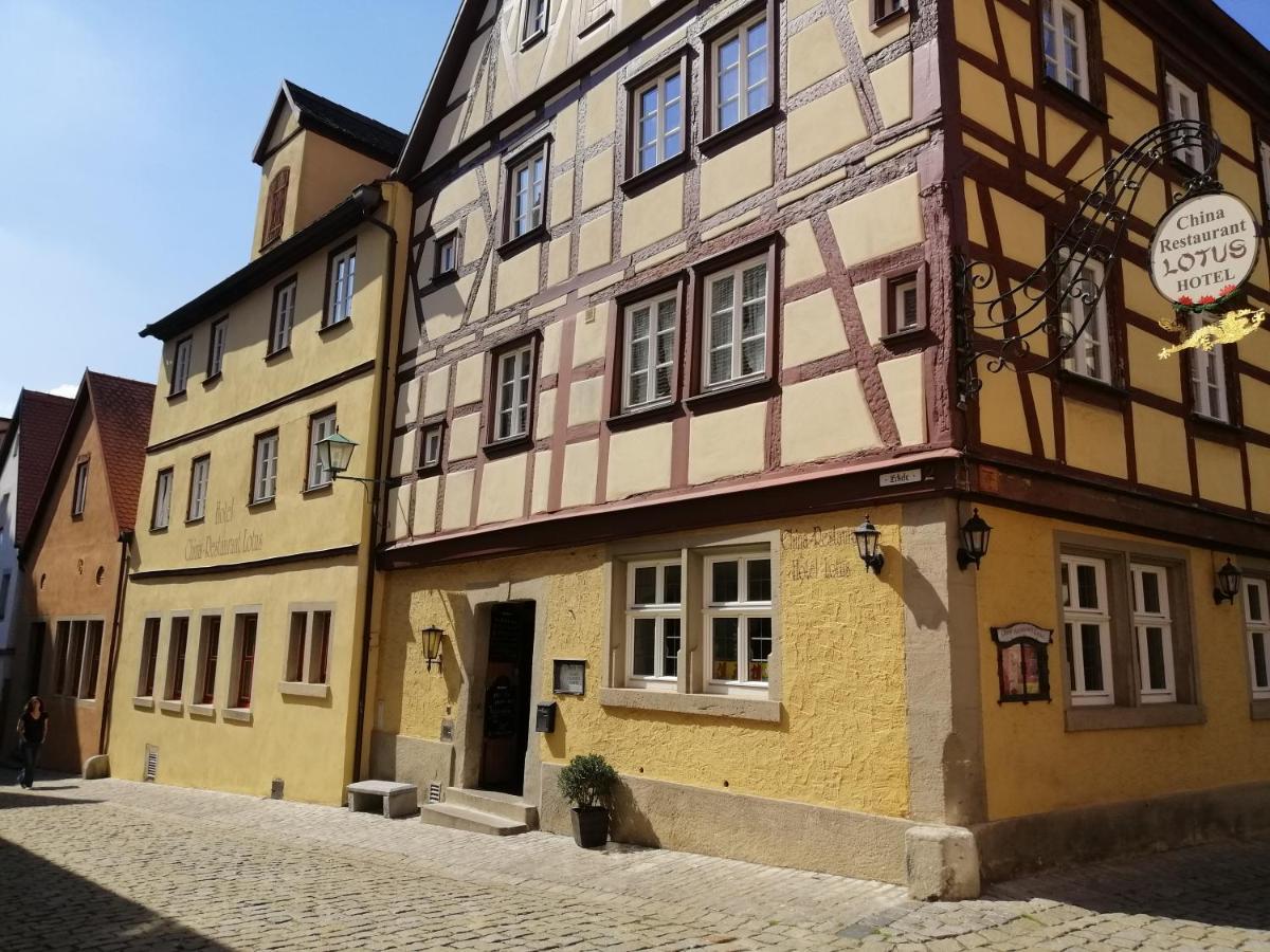 China Restaurant Hotel Lotus Rothenburg ob der Tauber Dış mekan fotoğraf